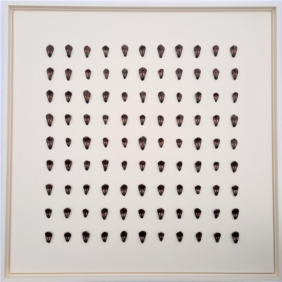 102b kunst minimalisme schilderij ecru 73x73cm 950euro henkbroeke