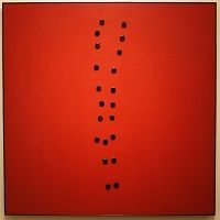 kunst-minimalisme-schilderij, wandobject zwart en rood-Armando-4.jpg