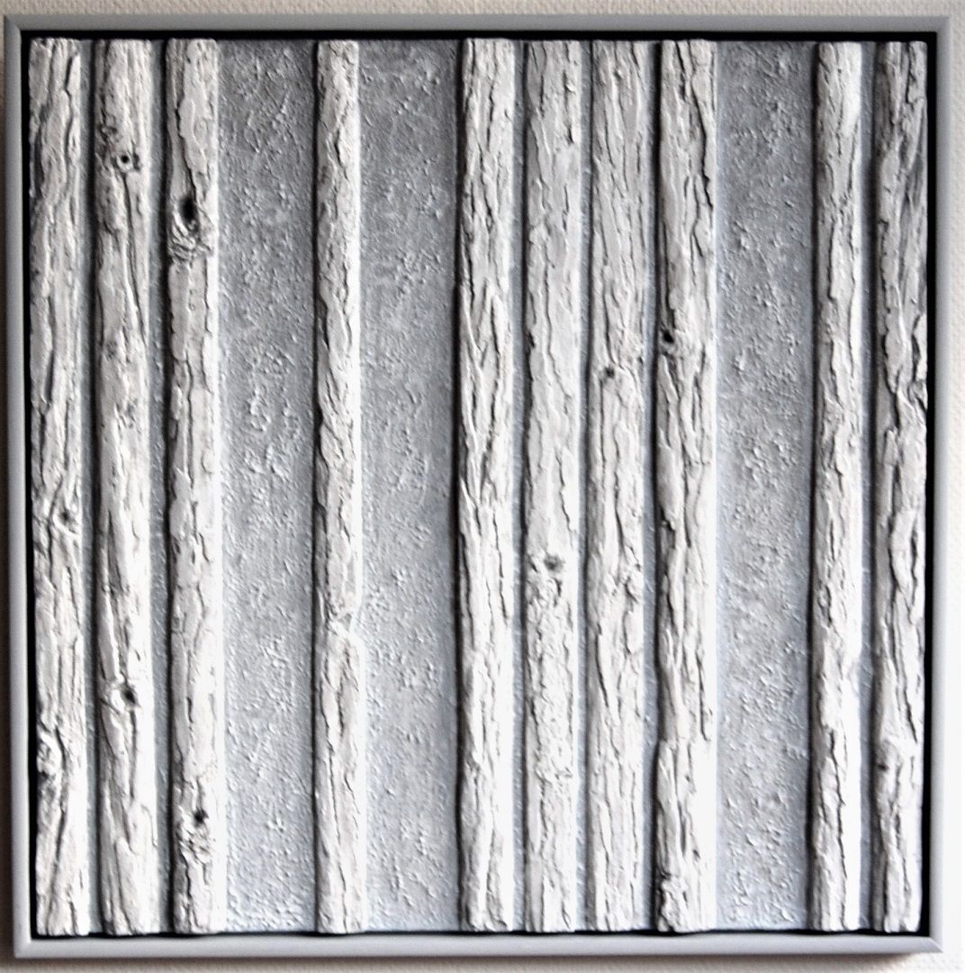 21a kunst minimalisme schilderij grijs wit 63x63cm 495euro henkbroeke