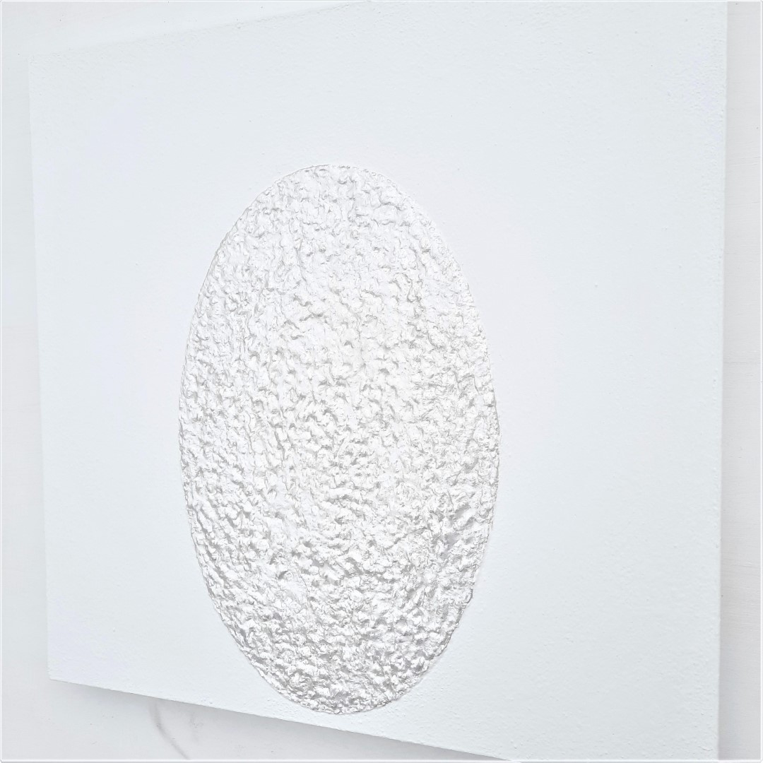 83c kunst minimalisme schilderij wit 50x50cm 395euro henkbroeke